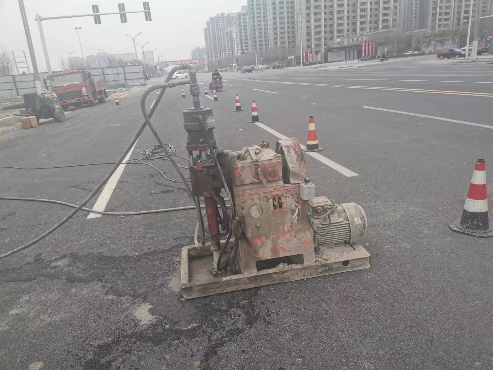 南开乡路基注浆